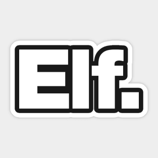 Elf Sticker